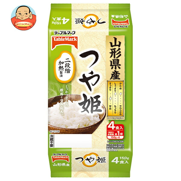 テーブルマーク 山形県産つや姫 (分割) 4食 (150g×2食×2個)×8個入