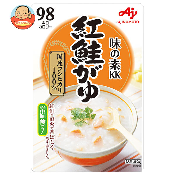 味の素 味の素KKおかゆ 紅鮭がゆ 250gパウチ×27(9×3)袋入