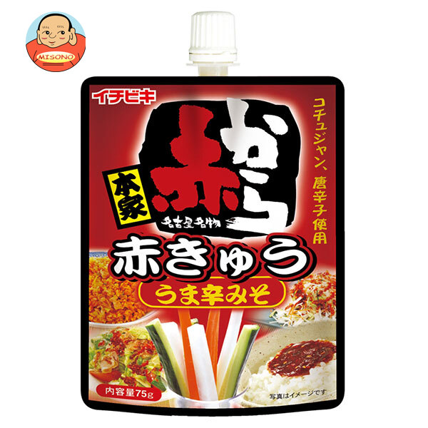 イチビキ 赤から 赤きゅう うま辛みそ 75g×10本入