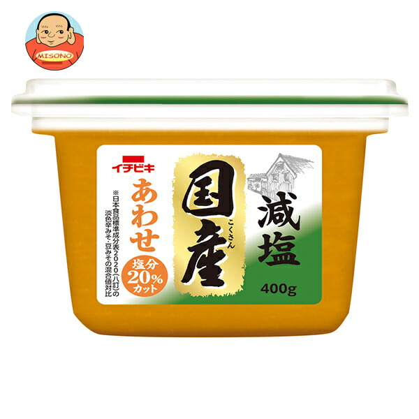 イチビキ 減塩 国産あわせ 400g×6個入