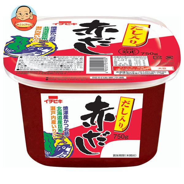 イチビキ だし入り 赤だし 750g×8個入