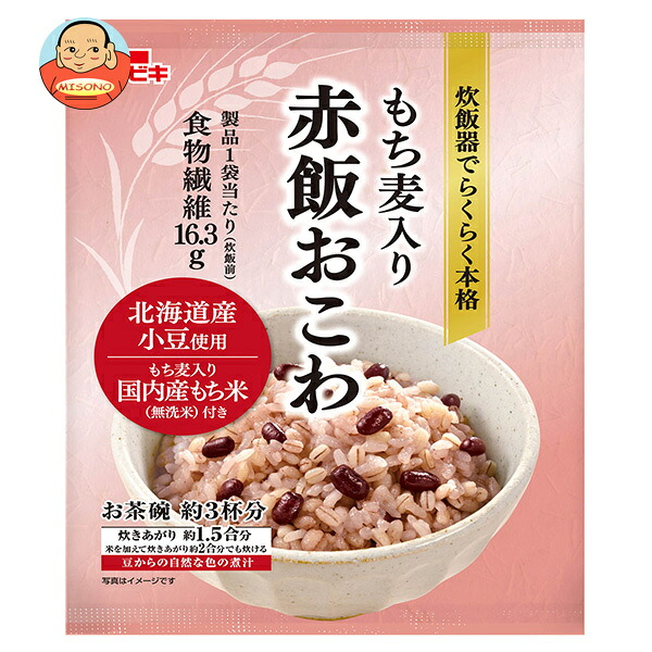 イチビキ らくらく炊きたて もち麦入り 赤飯おこわ 270g×6個入