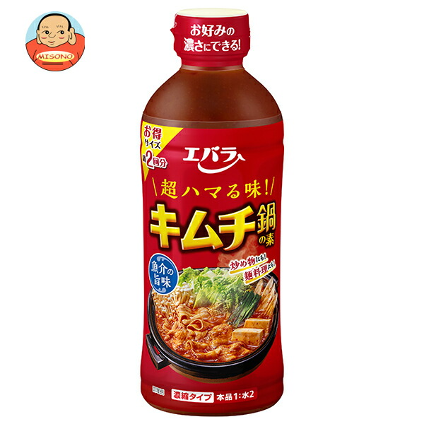 エバラ食品 キムチ鍋の素 500ml×12本入