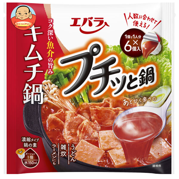 エバラ食品 プチッと鍋 キムチ鍋 23g×6袋×12袋入