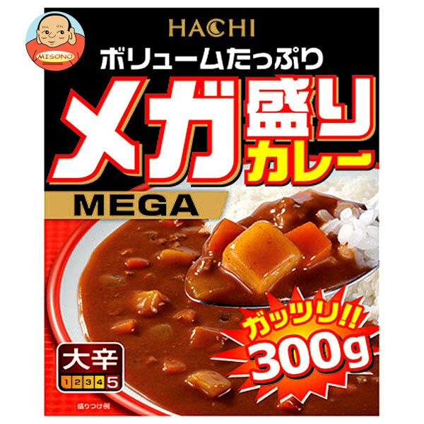 ハチ食品 メガ盛りカレー 大辛 300g×22個入