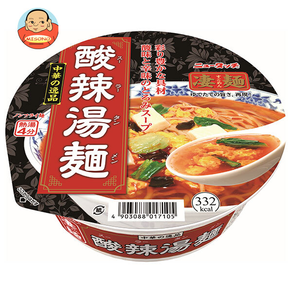 ヤマダイ ニュータッチ 凄麺 中華の逸品 酸辣湯麺 111g×12個入