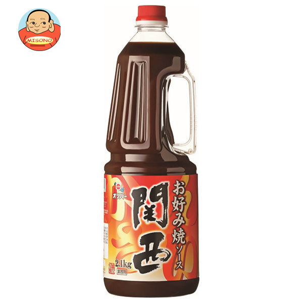 オリバーソース お好み焼ソース 関西 2.1kg×6本入
