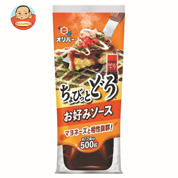 オリバーソース お好みソース ちょびっとどろ 500g×12本入