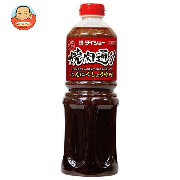 ダイショー 焼肉通り にんにくしょうゆ味 1.15kg×12本入
