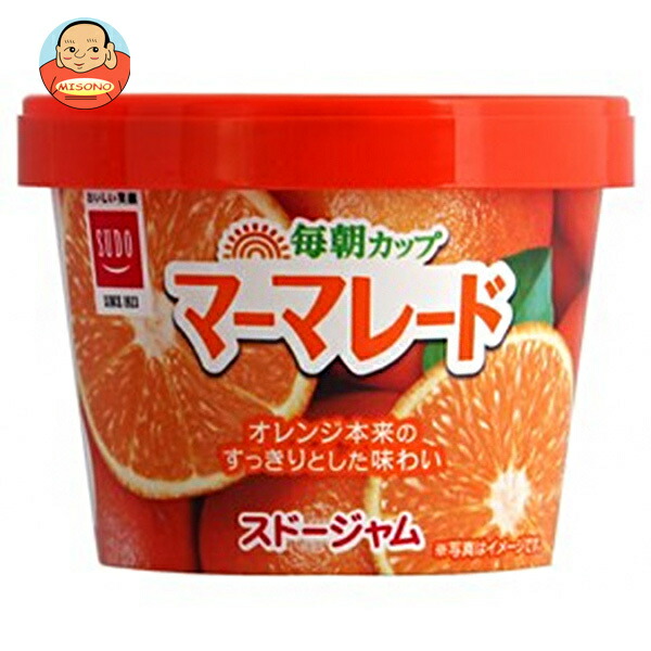 スドージャム 毎朝カップ マーマレード 120g×12個入