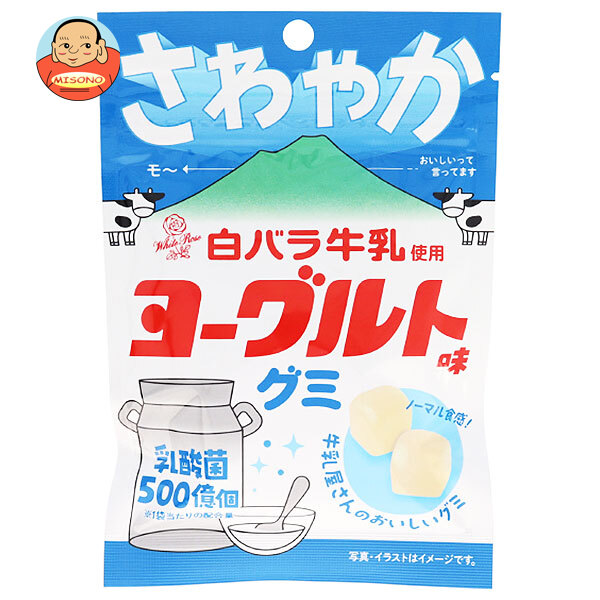 アイデアパッケージ 白バラ牛乳使用 ヨーグルトグミ 40g×10袋入