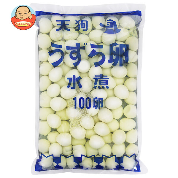 天狗缶詰 うずら卵 水煮 国産 100個×4袋入