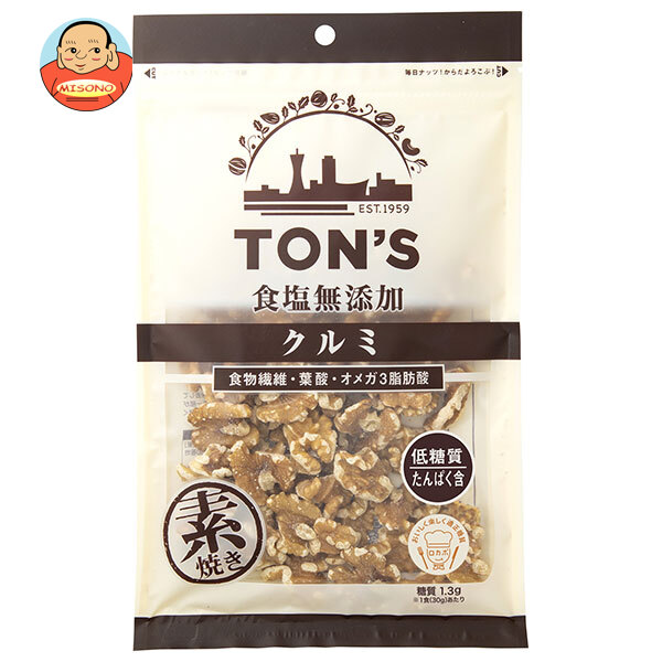 東洋ナッツ トン 食塩無添加 クルミ 大 200g×10袋入
