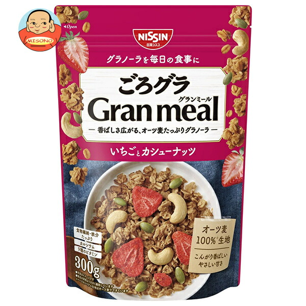 日清シスコ ごろグラ Gran meal いちごとカシューナッツ 300g×8袋入