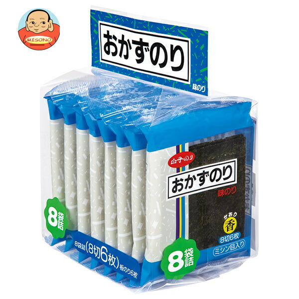白子のり おかずのり 香(味のり) 8袋(8切6枚)×20袋入