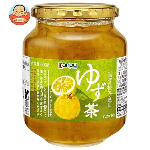 カンピー ゆず茶 600g瓶×12個入