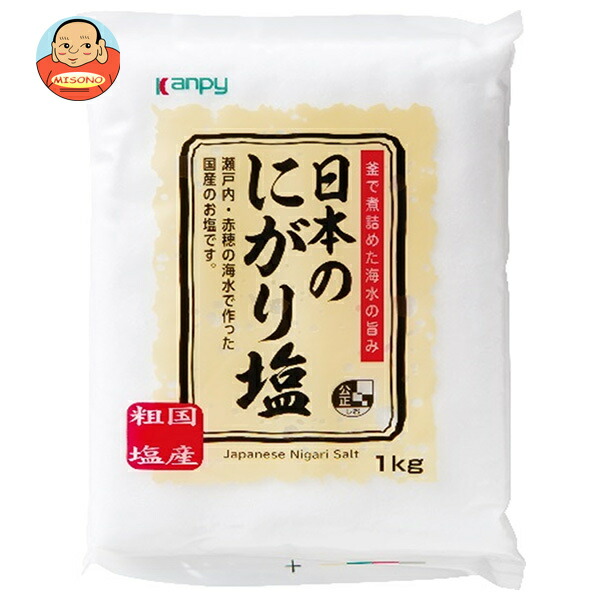 カンピー 日本のにがり塩 1kg×12袋入