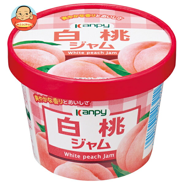 カンピー 紙カップ 白桃ジャム 130g×6個入