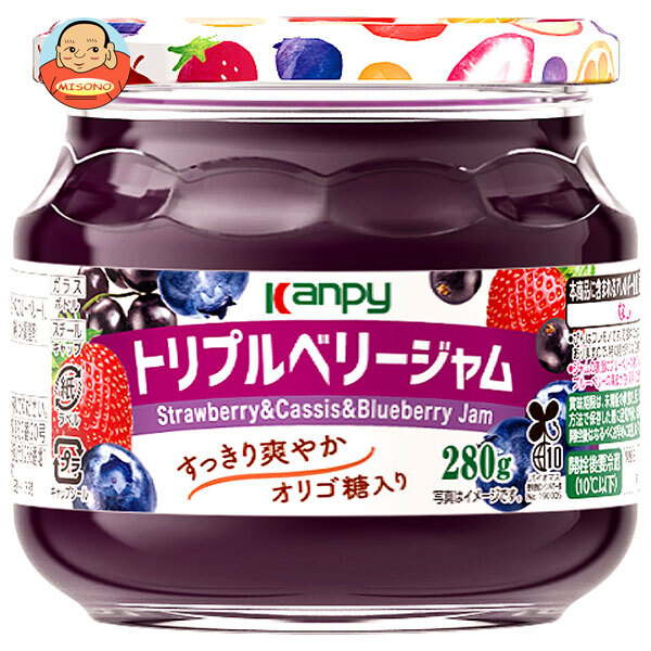 カンピー トリプルベリージャム 280g瓶×6個入