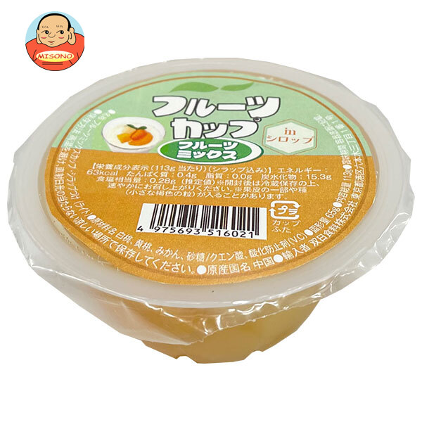 双日食料 フルーツカップ フルーツミックス 113g×24個入