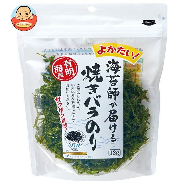 加藤産業 海苔師が届ける 焼きバラのり 12g×30袋入