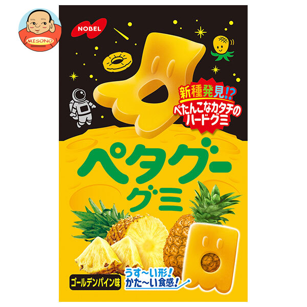 ノーベル製菓 ペタグーグミ ゴールデンパイン 50g×6個入