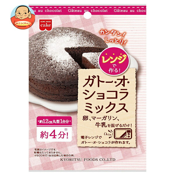 共立食品 レンジで作る ガトー オ ショコラミックス 80g×10袋入
