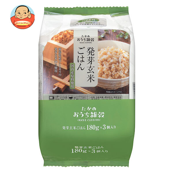 たかの 発芽玄米ごはん (180g×3)×4袋入