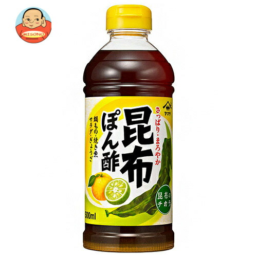 ヤマサ醤油 昆布ぽん酢 500mlペットボトル×12本入