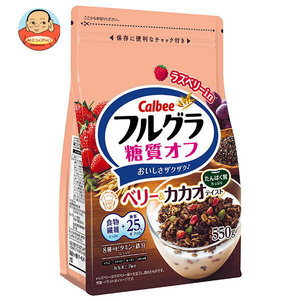 カルビー フルグラ 糖質オフ ベリー&カカオテイスト 550g×6袋入