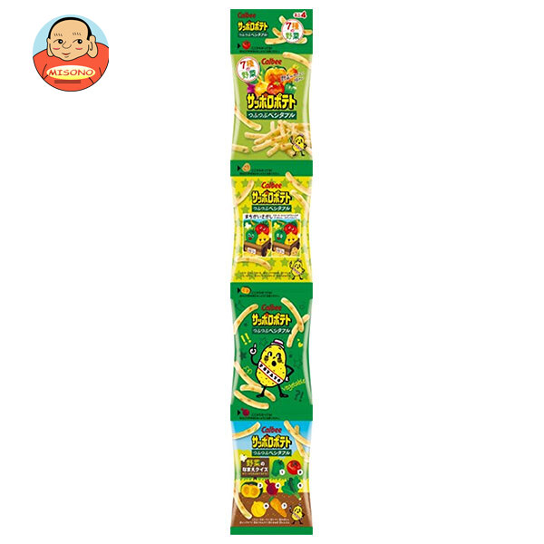 カルビー サッポロポテト つぶつぶベジ ミニ4 36g×10袋入