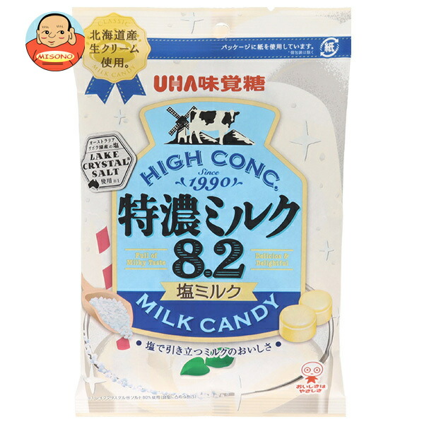 UHA味覚糖 特濃ミルク8.2 塩ミルク 75g×6袋入