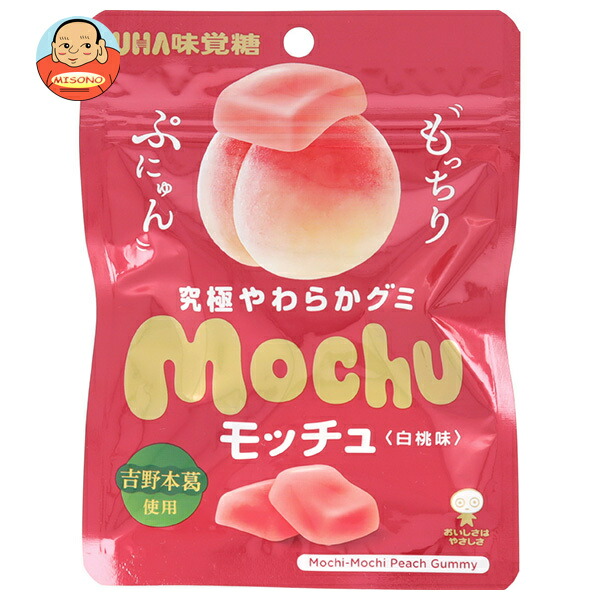 UHA味覚糖 モッチュ 白桃味 45g×10個入