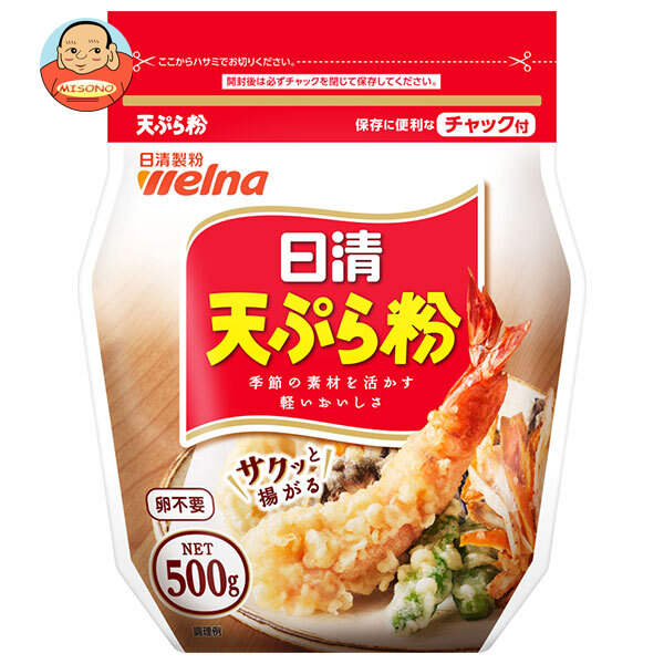 日清ウェルナ 日清 天ぷら粉 チャック付 500g×12袋入