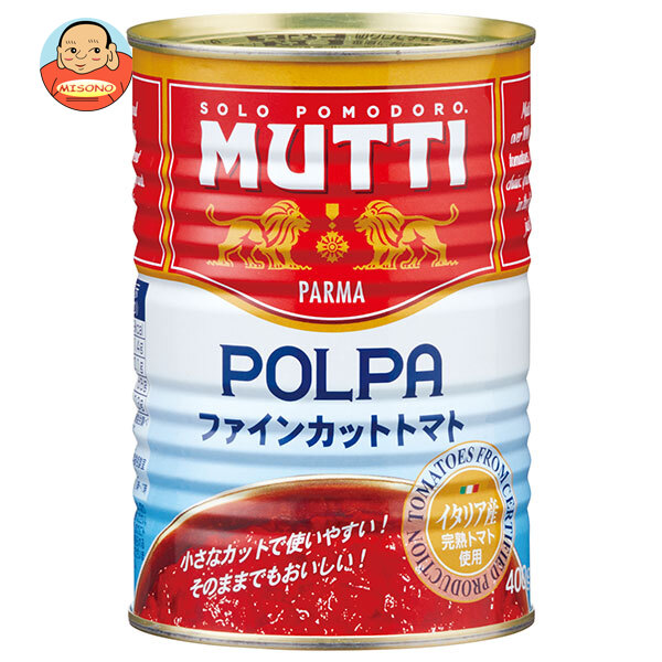 ムッティ MUTTI ファインカットトマト 400g缶×12本入
