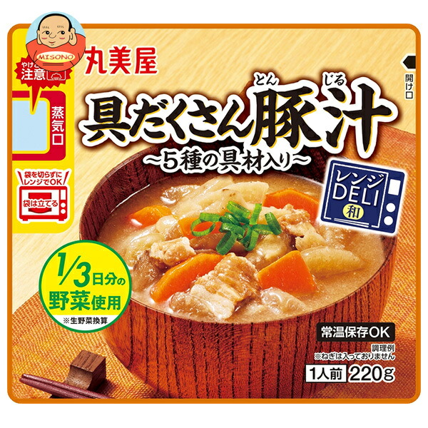 丸美屋 レンジDELI 豚汁 220g×5箱入