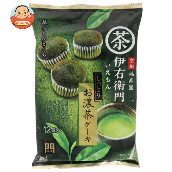 モントワール 伊右衛門 お濃茶ケーキ 12個×12袋入