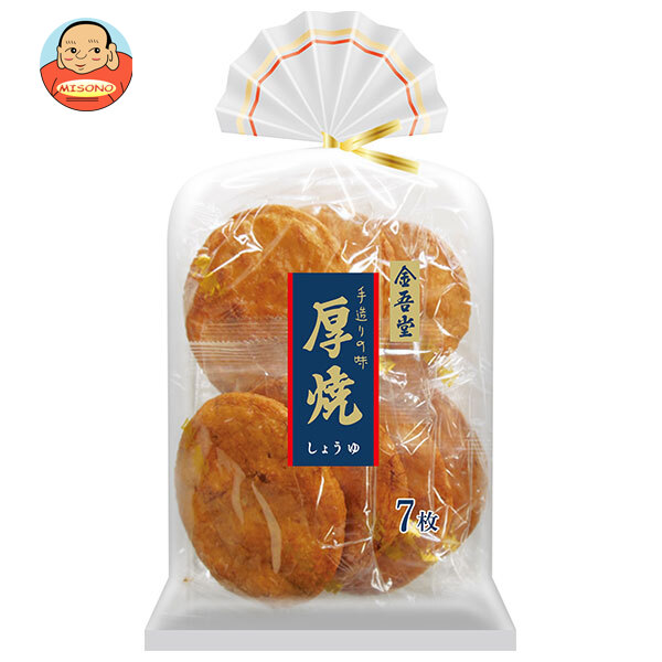 金吾堂製菓 厚焼しょうゆ 7枚×12袋入