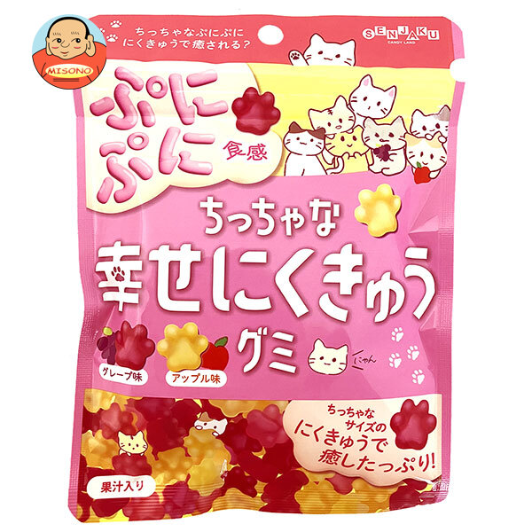 扇雀飴本舗 ちっちゃな幸せにくきゅうグミ 70g×6袋入
