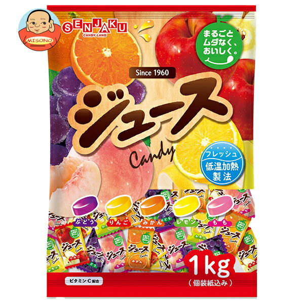 扇雀飴本舗 ジュースキャンデー 1kg×8袋入