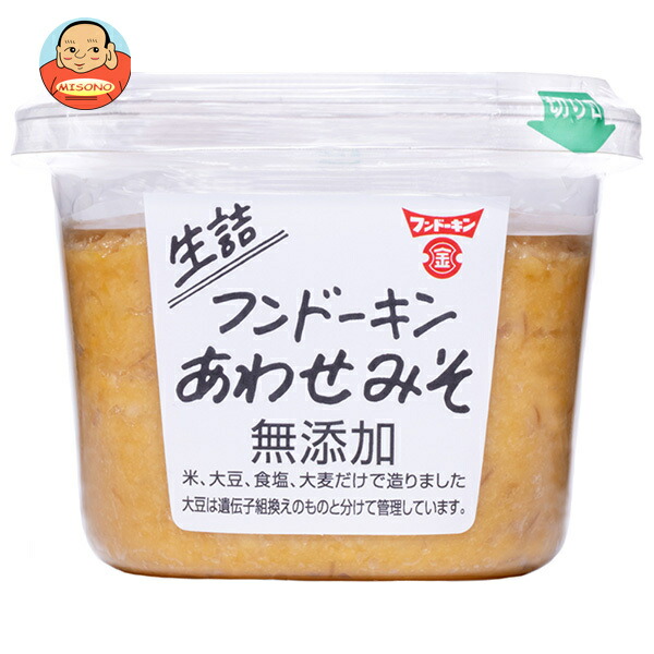 フンドーキン 生詰 あわせみそ 無添加 500g×6個入