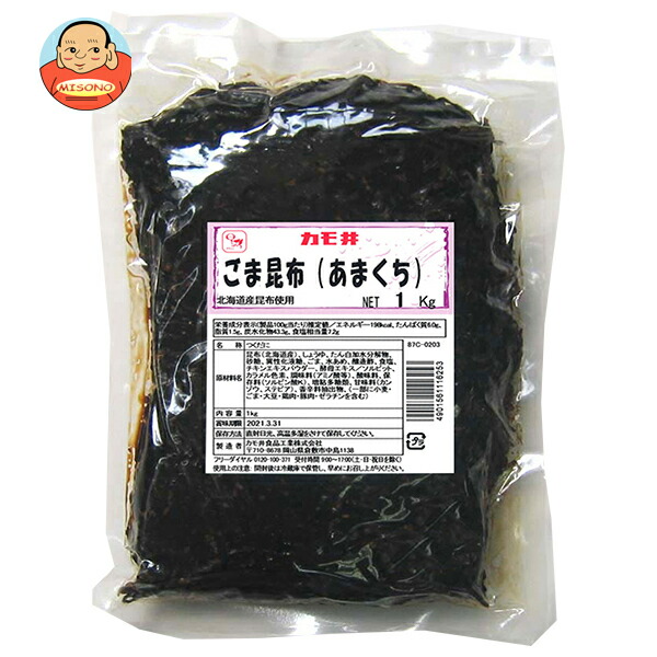 カモ井 ごま昆布(あまくち) 1kg×1袋入