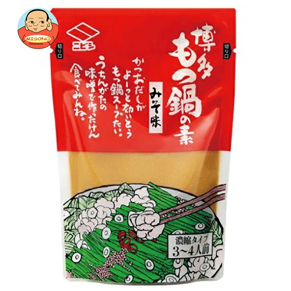 ニビシ醤油 博多もつ鍋の素 みそ味 200g×12袋入