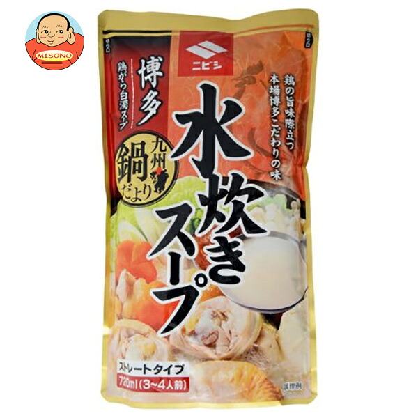 ニビシ醤油 博多 水炊きスープ 720ml×10袋入