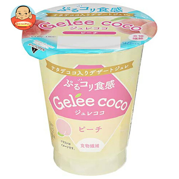 和歌山産業 ジュレココ ピーチ 160g×12個入