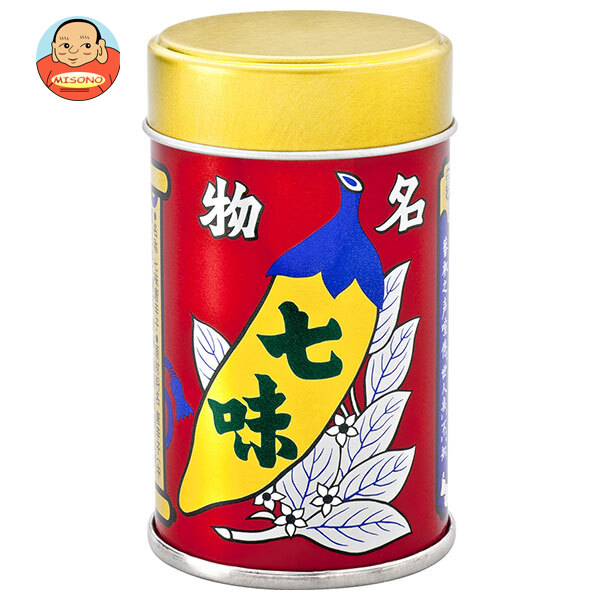 八幡屋礒五郎 七味唐からし缶 14g×10個入