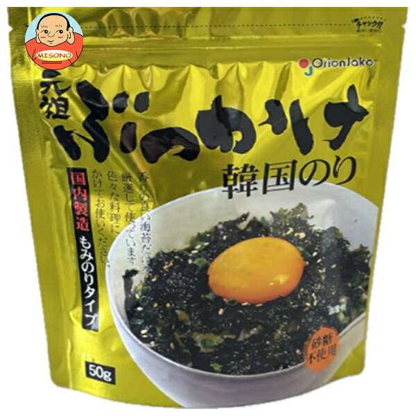 オリオンジャコー ぶっかけ韓国もみのり 50g×24袋入