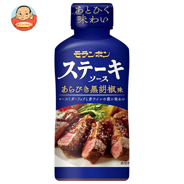 モランボン ステーキソース あらびき黒胡椒味 225g×10本入