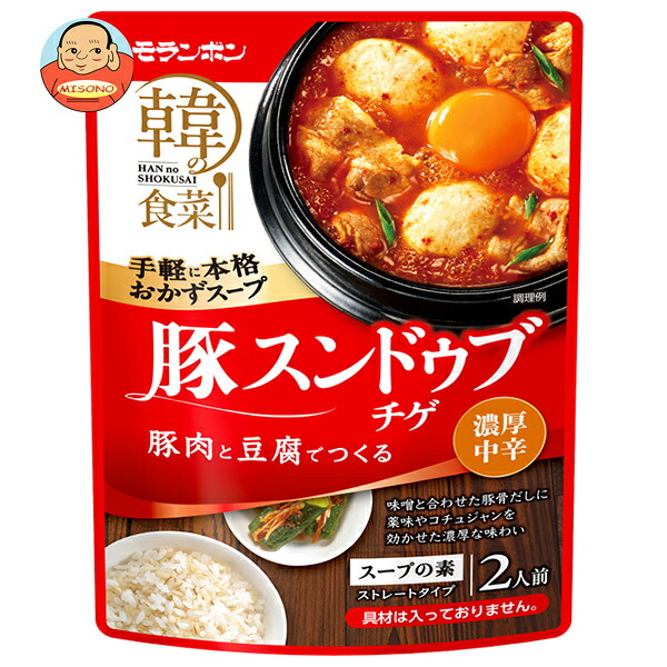モランボン 韓の食菜 豚スンドゥブチゲ 330g×10袋入