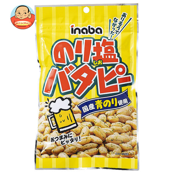 稲葉ピーナツ のり塩バタピー 80g×12袋入